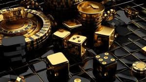 Antarmuka Mesin Arcade gestun bet dengan tombol putar dan papan skor